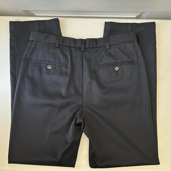 Haggar Men's Chino Pants Casual Cotton Black Size 32 - Picture 13 of 14